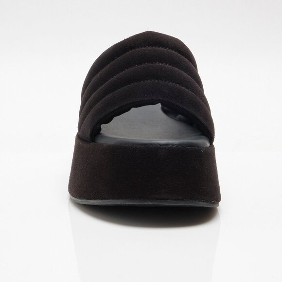 FREE PEOPLE Almost Paradise Platform Sandals / Black - Picture 8 of 12